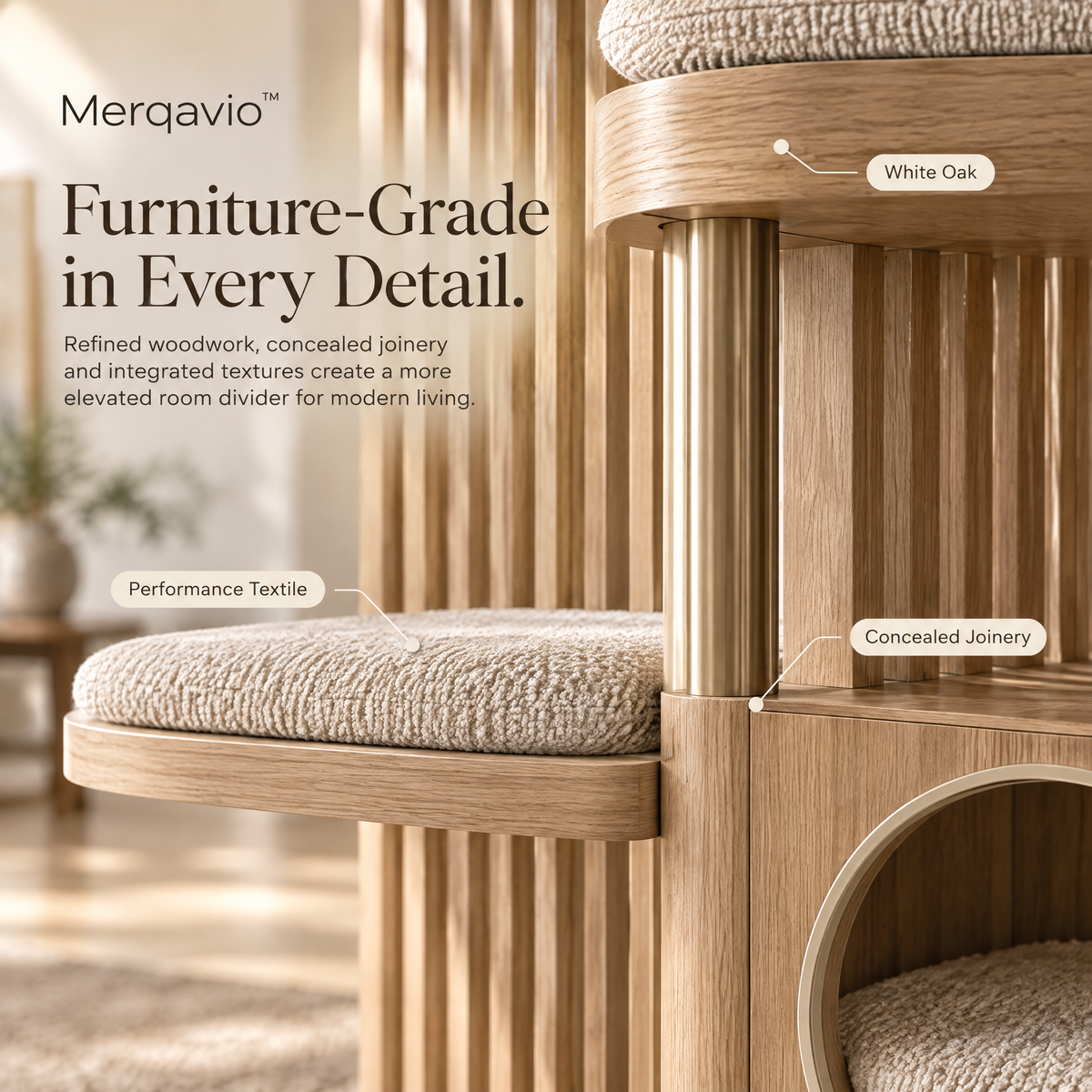 Merqavio™ Pet Room Divider