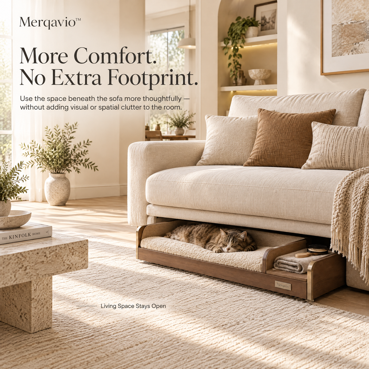 Merqavio™ Under-Sofa Pet Retreat