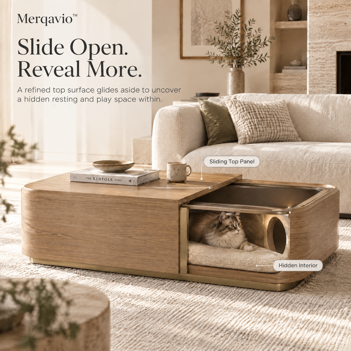 Merqavio™ Transforming Pet Coffee Table