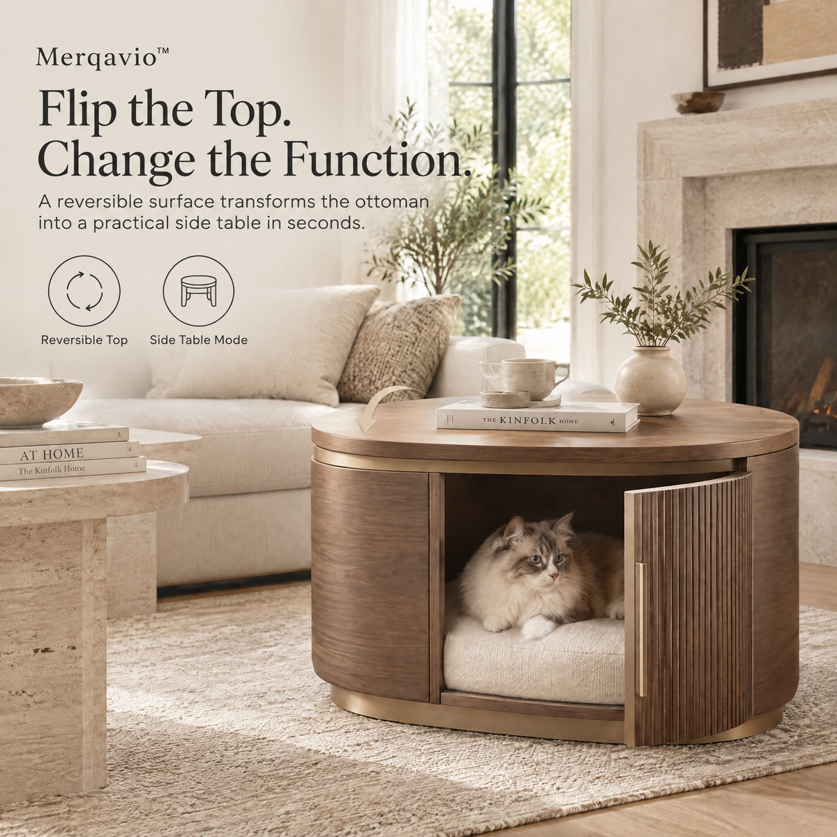 Merqavio™ Convertible Pet Ottoman