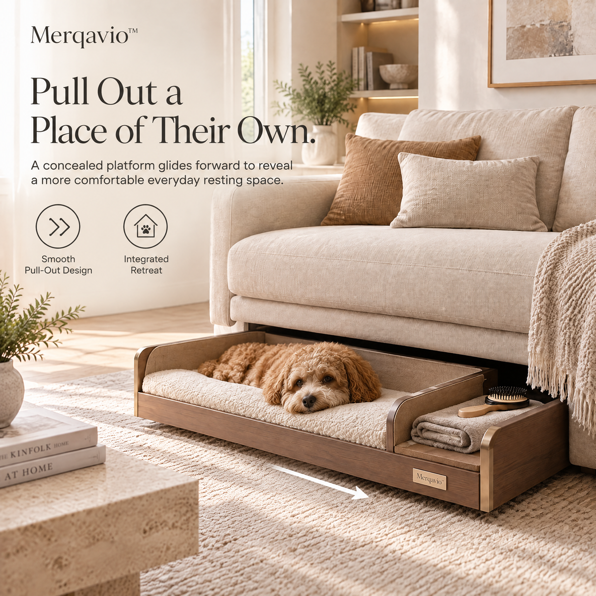Merqavio™ Under-Sofa Pet Retreat