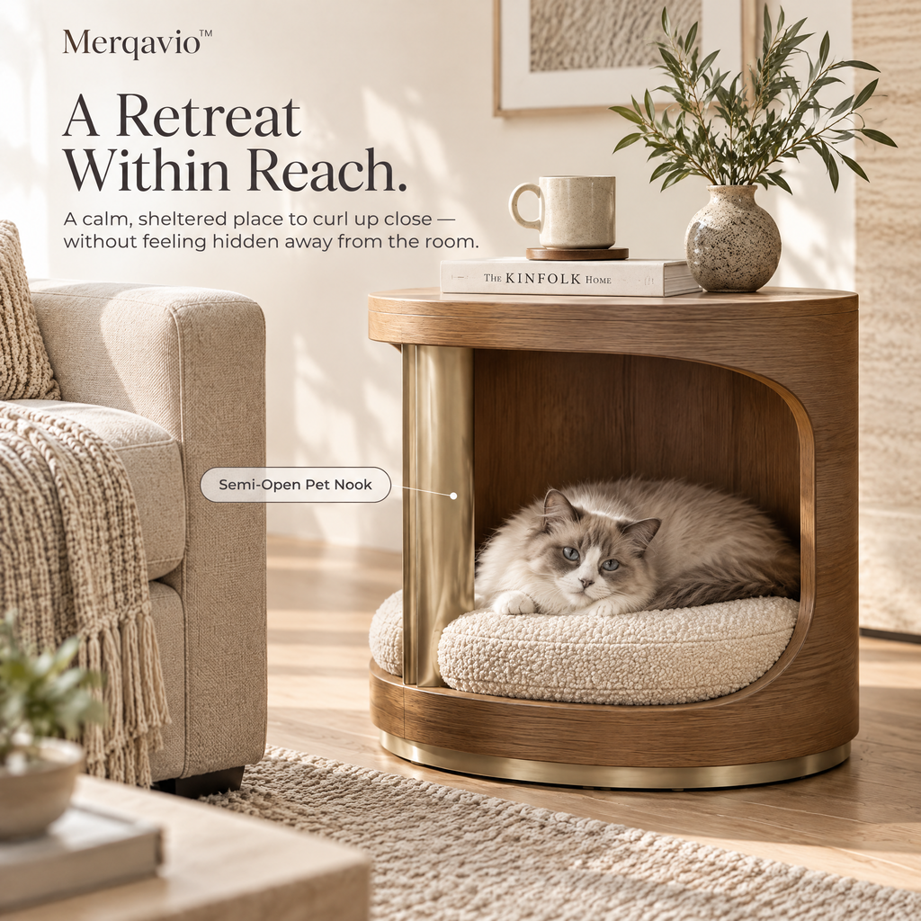 Merqavio™ Pet Human Shared Side Table