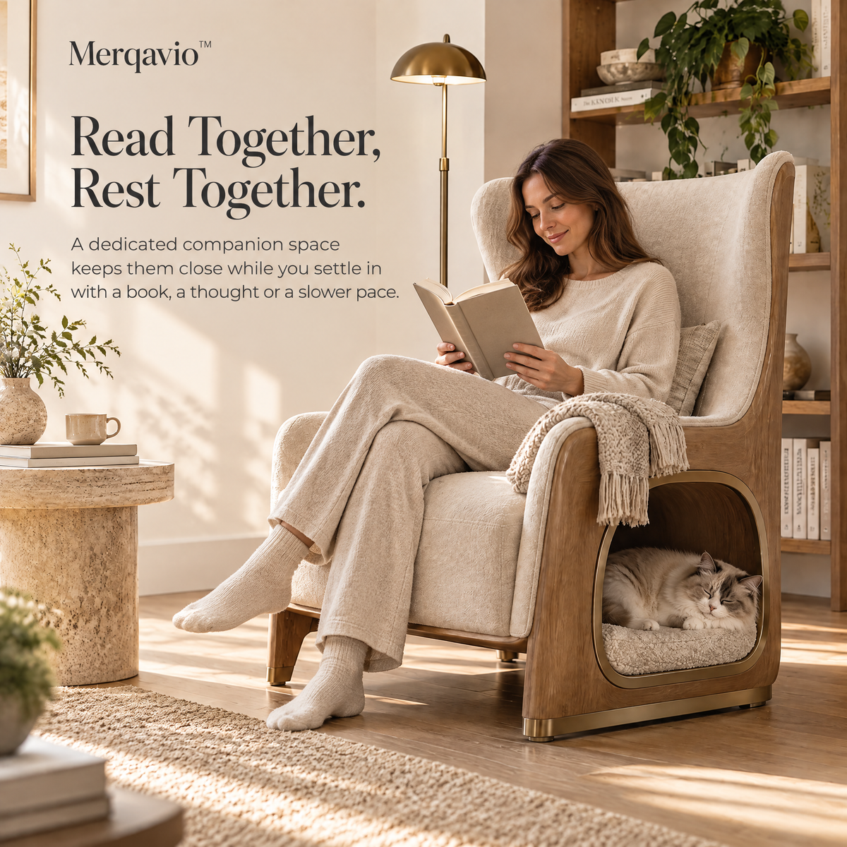 Merqavio™ Pet Reading Nook