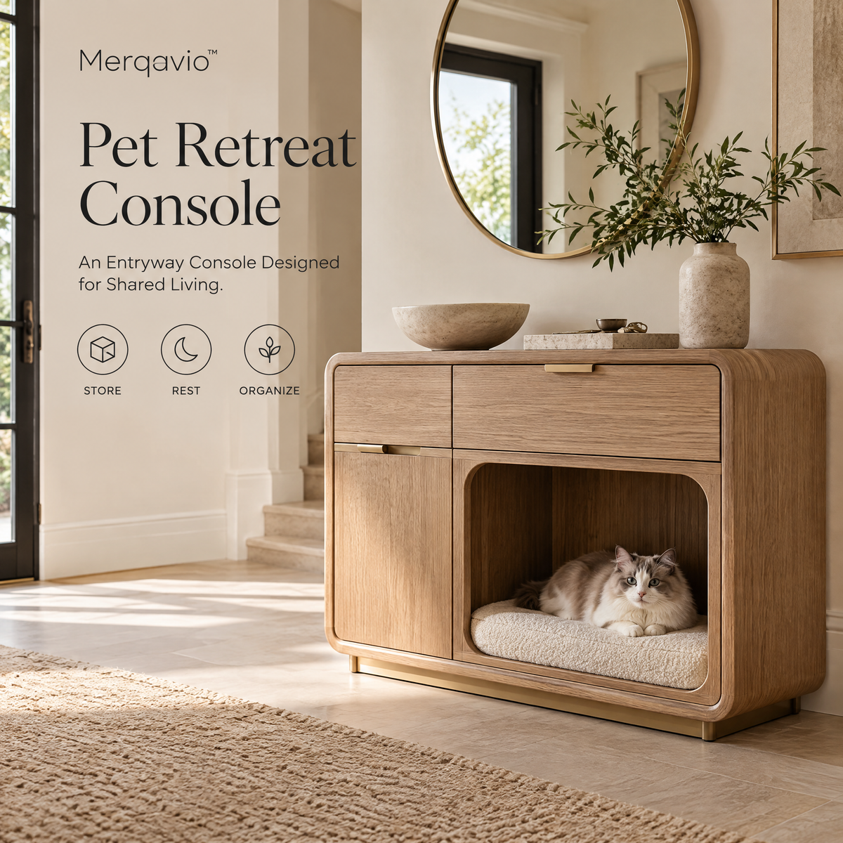 Merqavio™ Pet Retreat Console