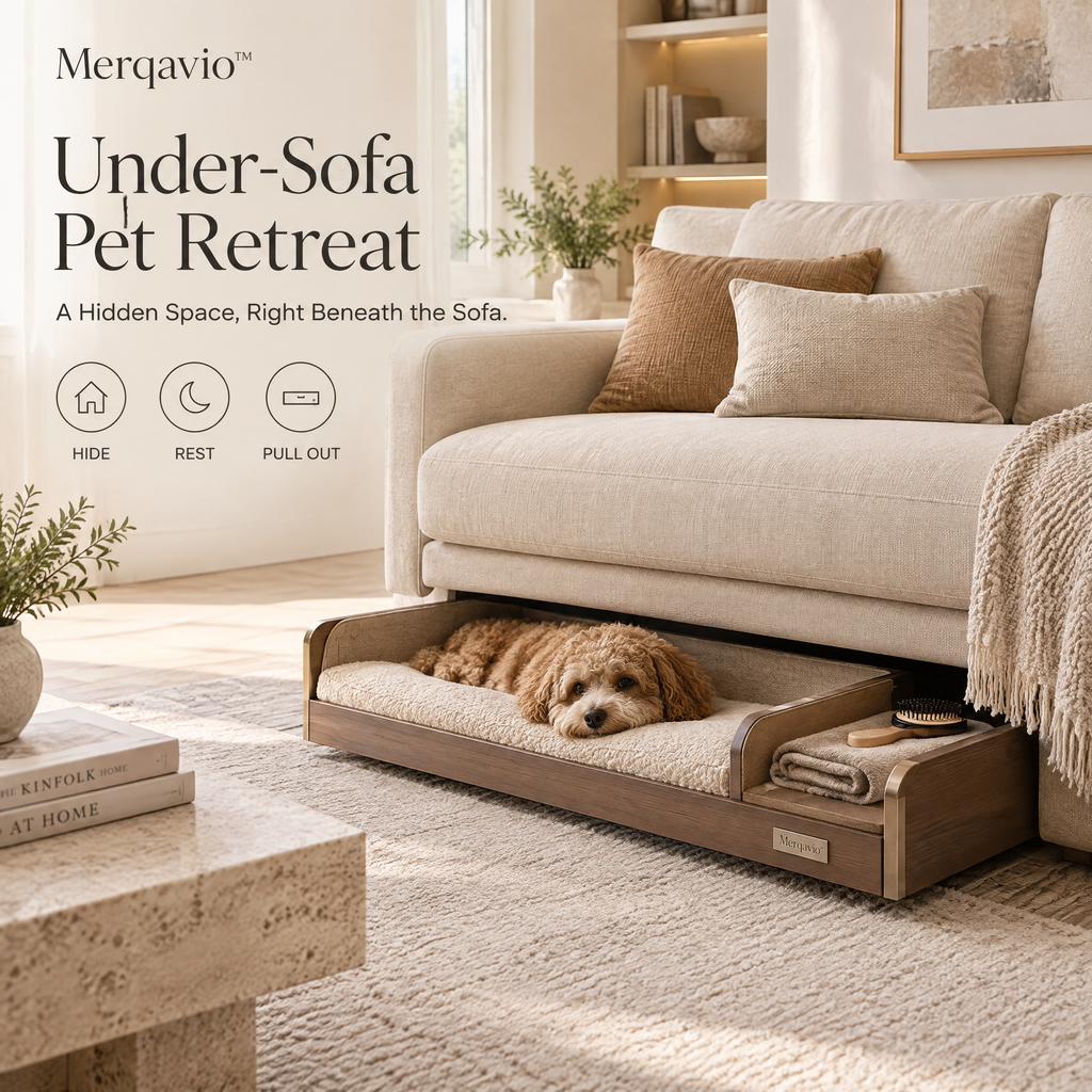 Merqavio™ Under-Sofa Pet Retreat