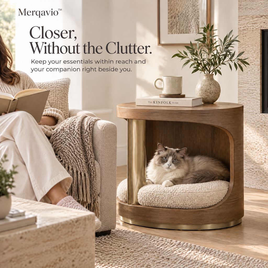 Merqavio™ Pet Human Shared Side Table
