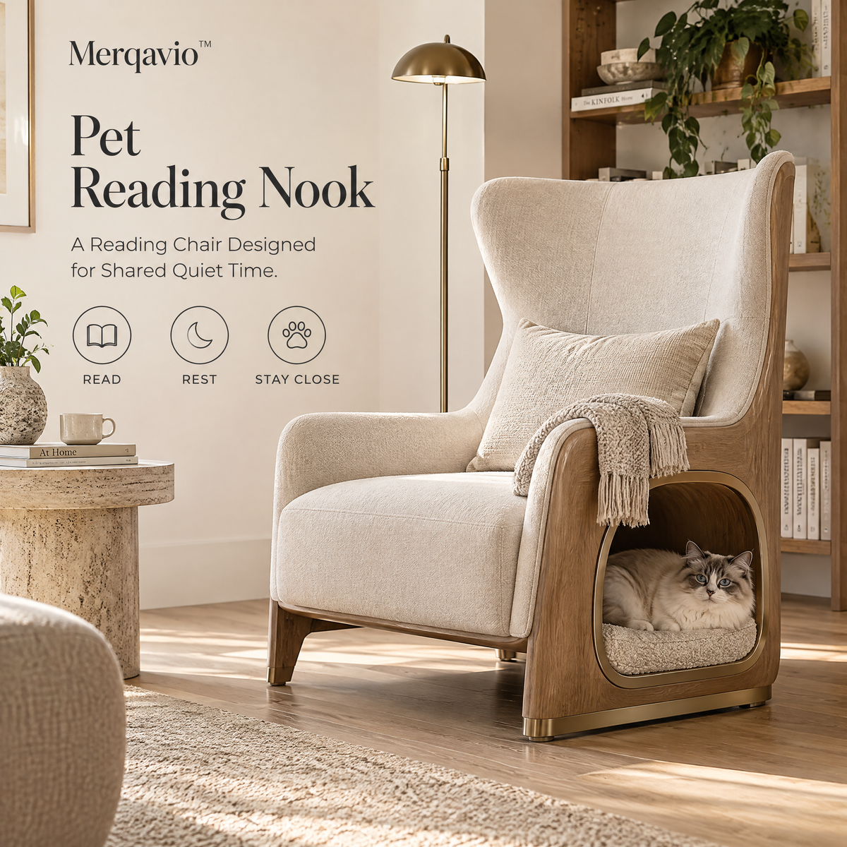 Merqavio™ Pet Reading Nook