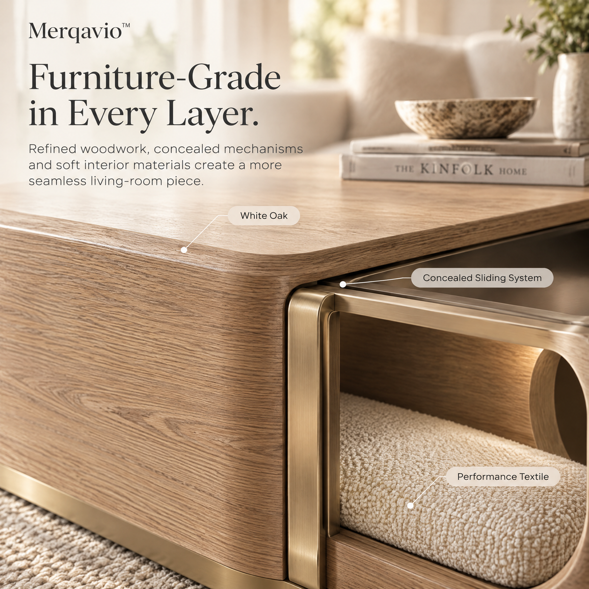 Merqavio™ Transforming Pet Coffee Table