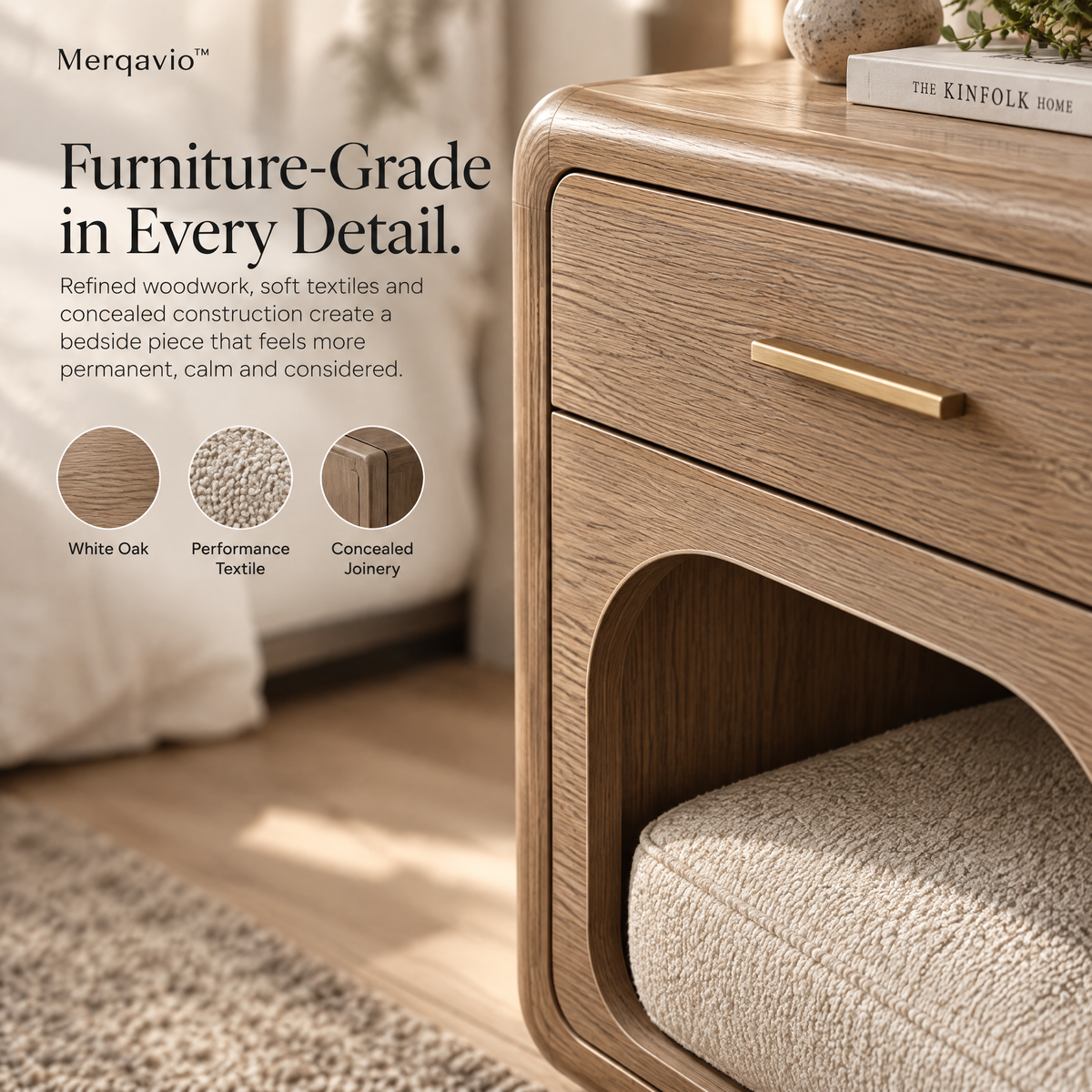 Merqavio™ Pet Bedside Companion Cabinet