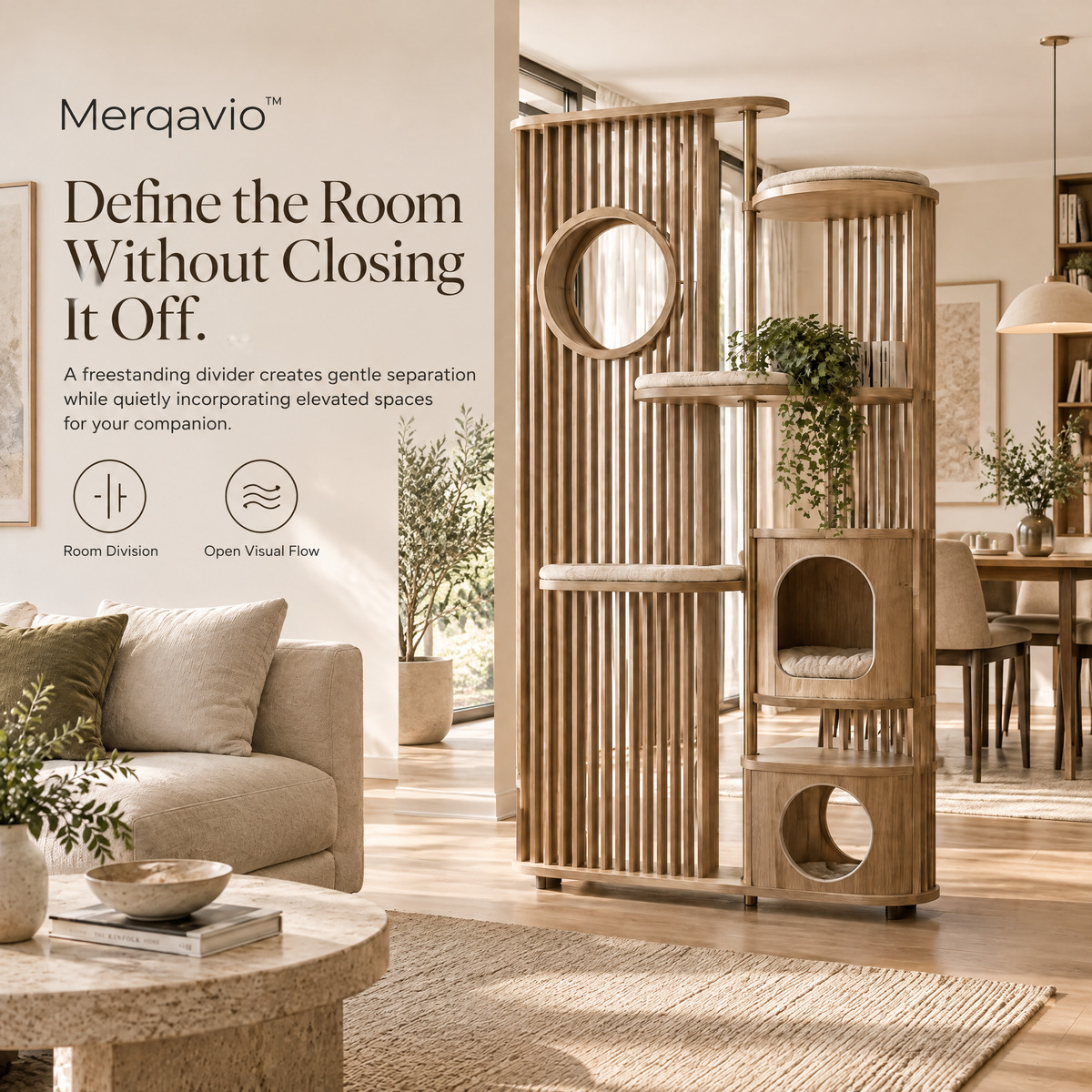 Merqavio™ Pet Room Divider
