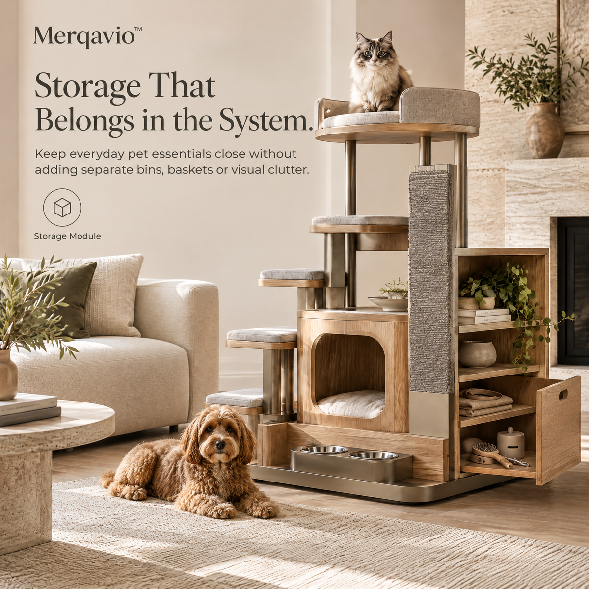 Merqavio™ Modular Pet Apartment System