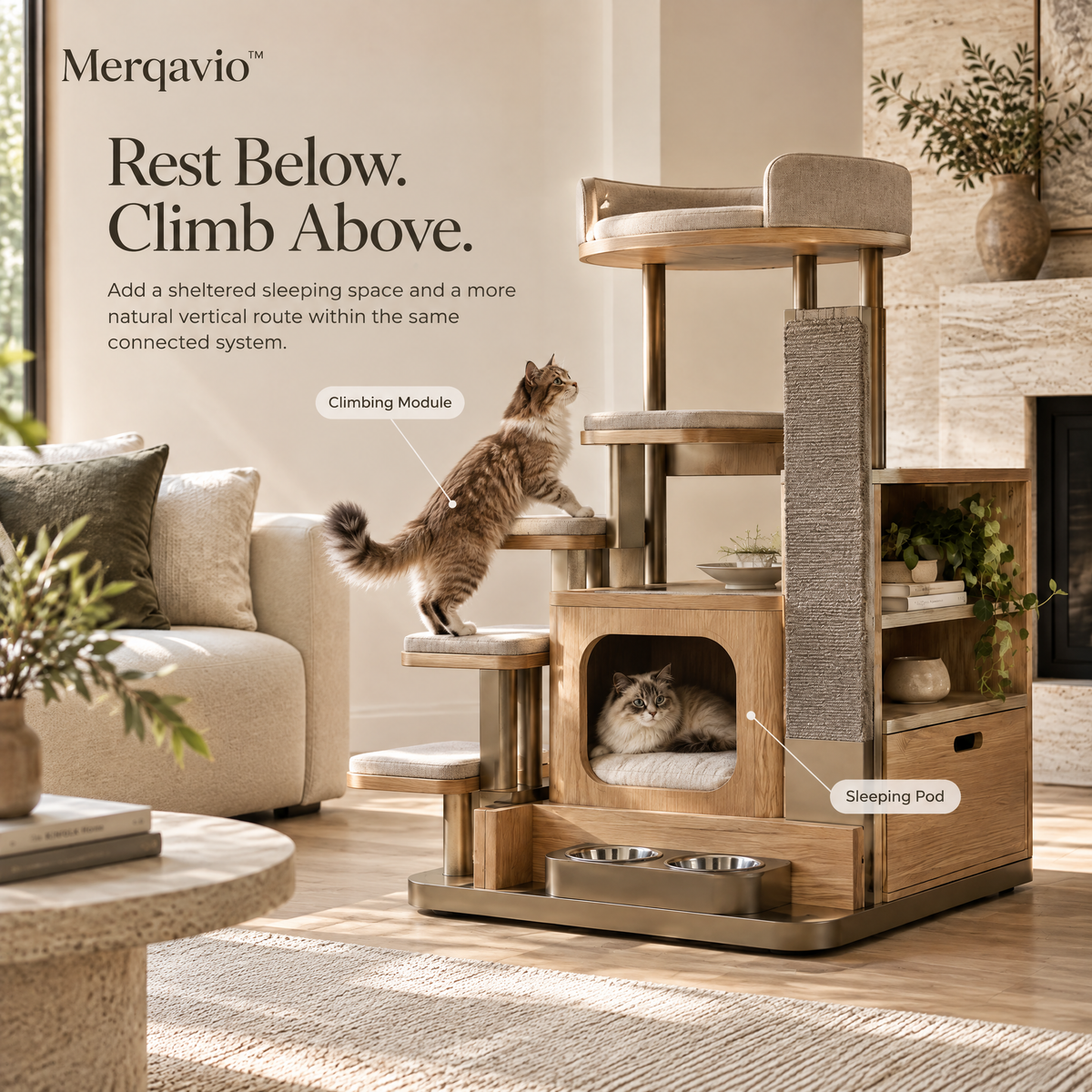Merqavio™ Modular Pet Apartment System