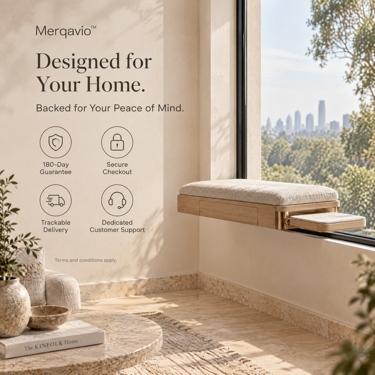 Merqavio™ Floating Pet Window Lounge