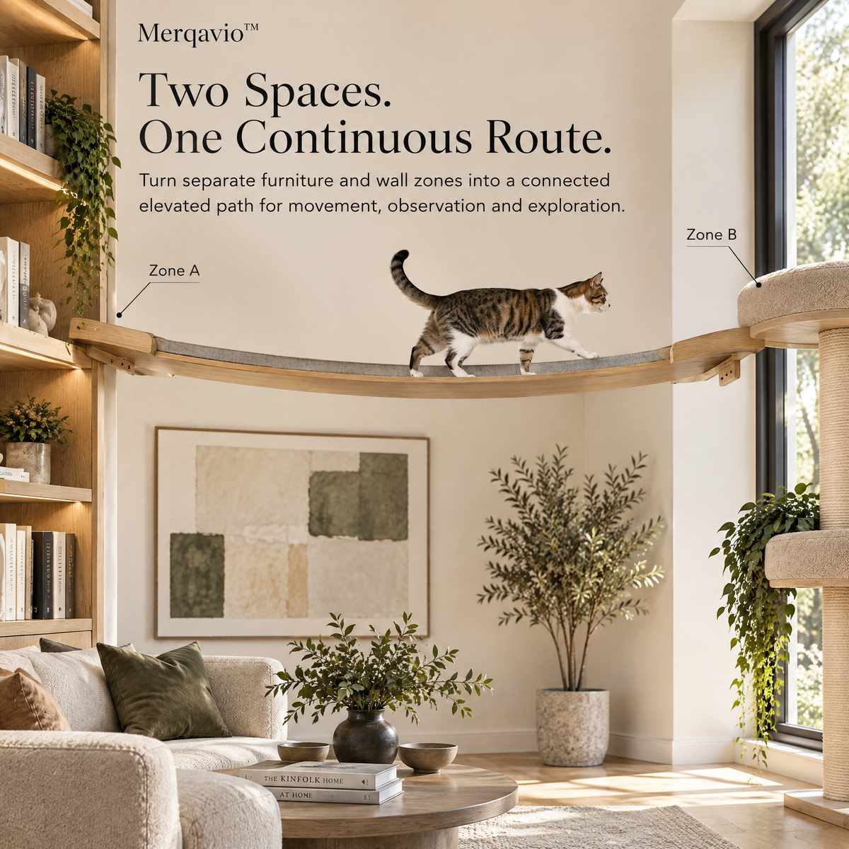 Merqavio™ Architectural Cat Bridge