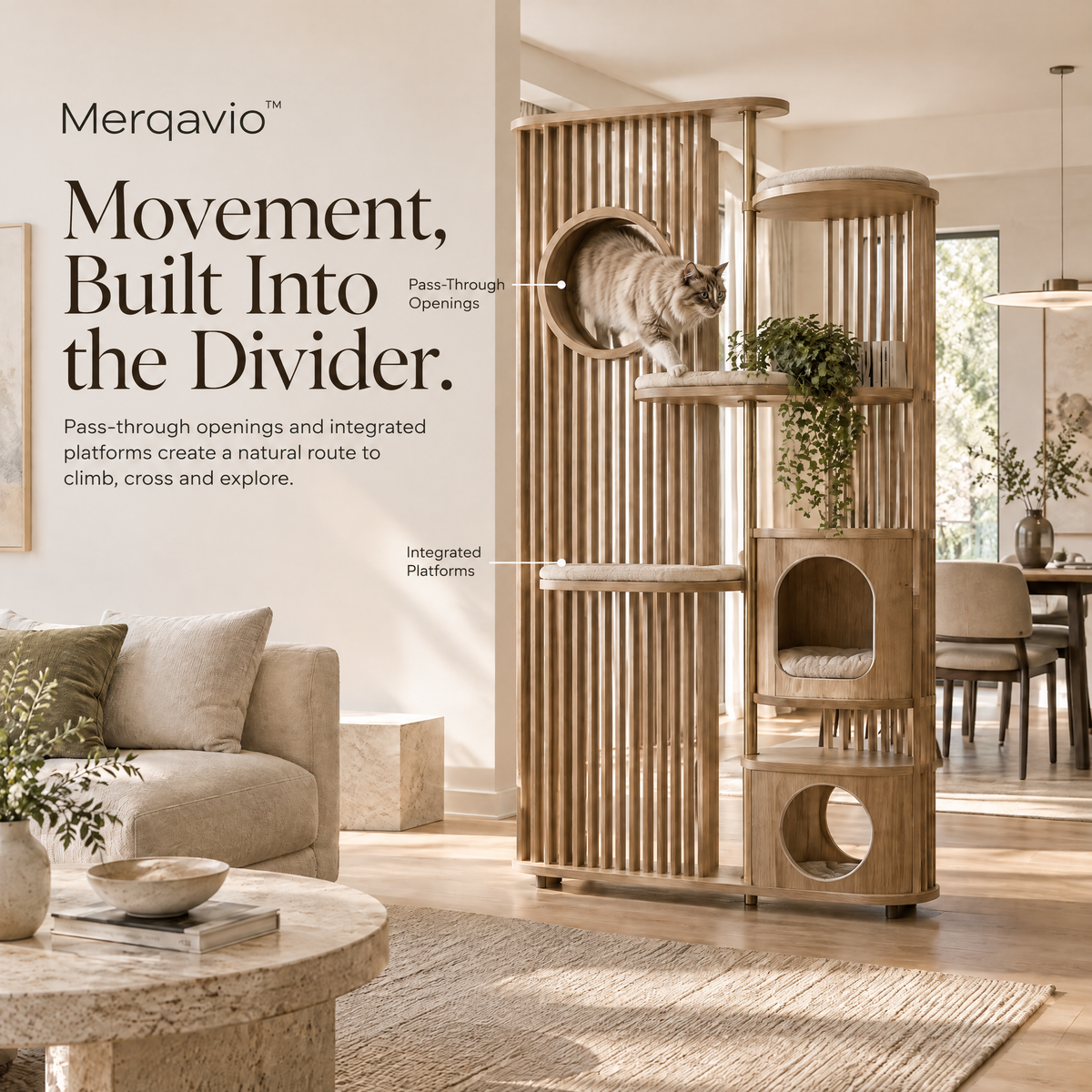 Merqavio™ Pet Room Divider