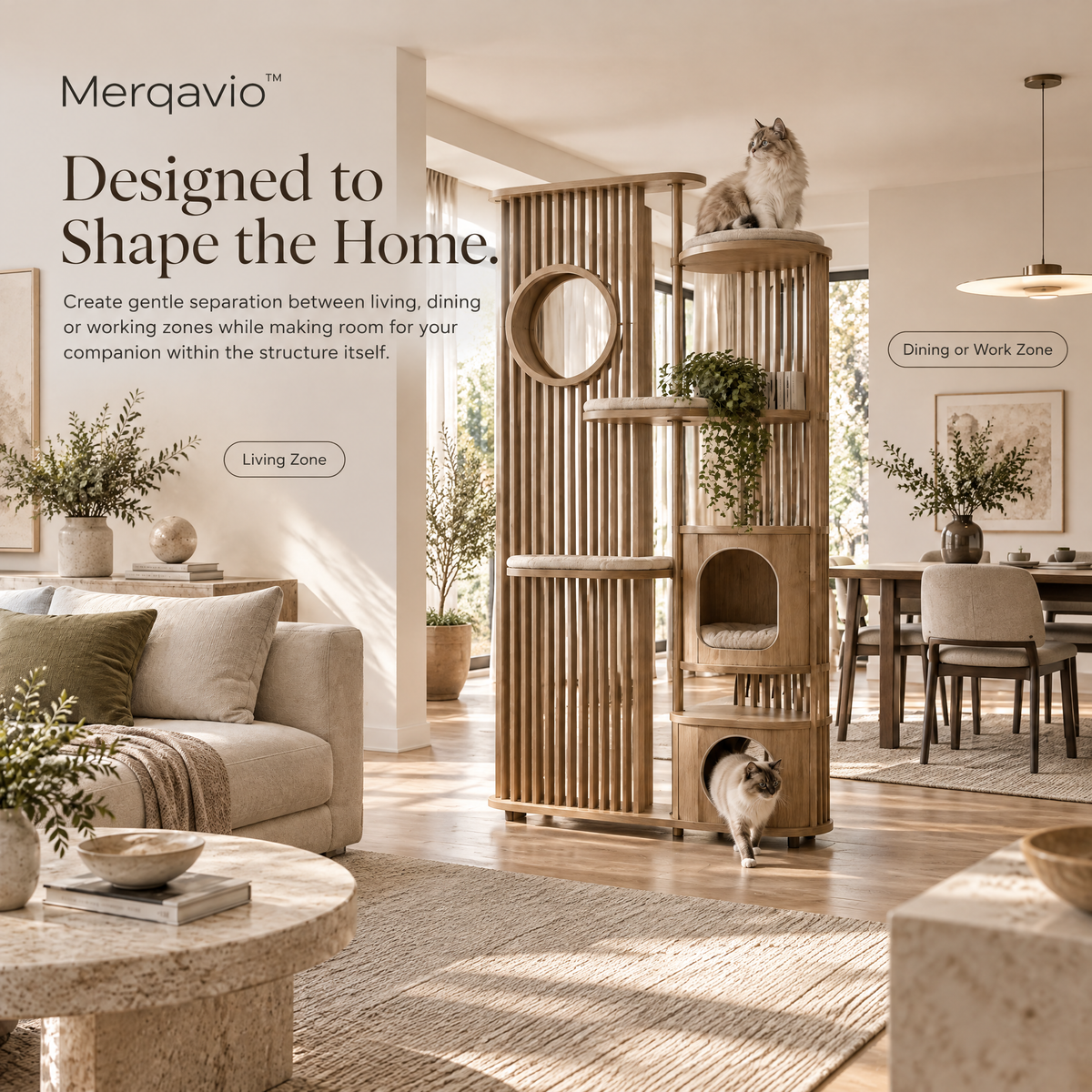 Merqavio™ Pet Room Divider
