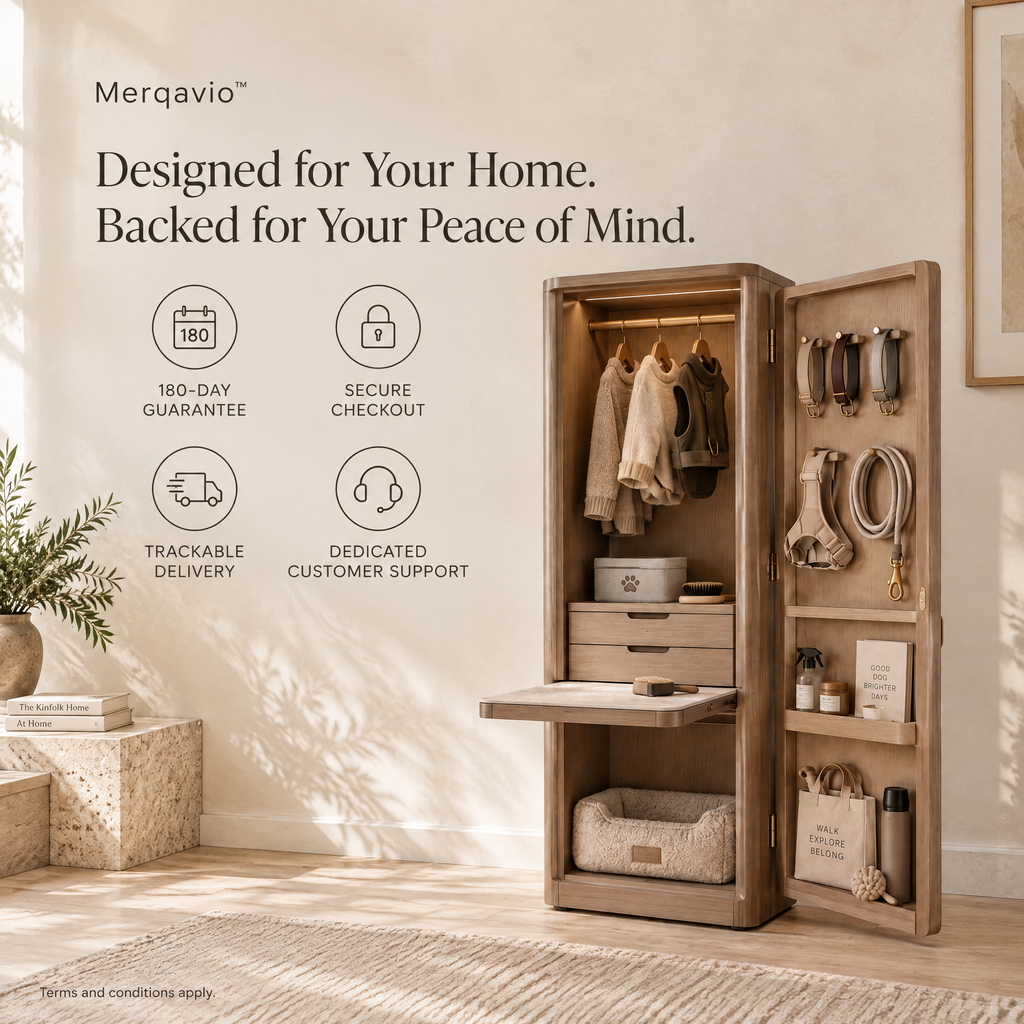 Merqavio™ Pet Wardrobe Dressing Station